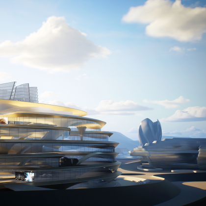 Zaha Hadid Architects y ArchAgenda  lanzan Metrotopia Metaverse con la exposición virtual ‘Knowledge Transfer’