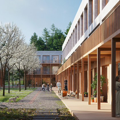 Orange Architects y Felixx Landscape Architects & Planners: Vecindario residencial inclusivo O089-DENNENHEUVEL
