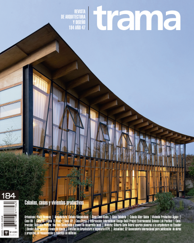 Revista Trama 184:  Cabañas, casas y viviendas productivas, en circulación!